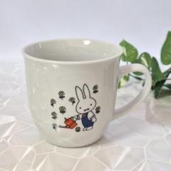 ミッフィー マグカップ 陶器　白　中古美品　希少品　【tj-0010】