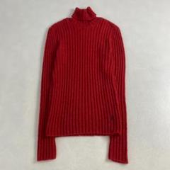 【GUCCI グッチ】カシミヤ　タートルネックニット　GG柄　シェリーライン GUCCI - 美品 グッチ GUCCI ニット セーター ハイネック ロング