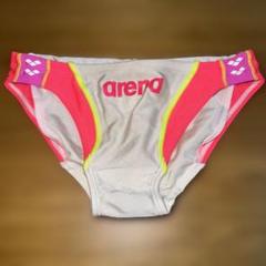 美品　arena 競泳用水着 ピンク/ホワイト