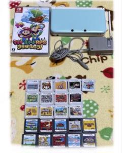 3DSLL 本体 人気ソフトマリオ まとめ売り