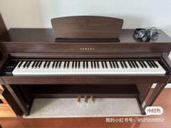 46482※YAMAHA ピアノ椅子（焦げ茶）☆送料無料