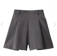 ルシェルブルー　ボックスプリーツショートパンツ　34 ル シェル ブルー - LE CIEL BLEU | Box Pleated | RESTIR リステア