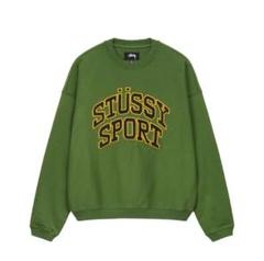 STUSSY SPORT RELAXED OVERSIZED CREW 古着 Stussy Relaxed Oversized Stussy Sport Graphic Crew Grey