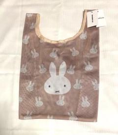 【新品タグ付】ミッフィー　エコバッグ　ピンク メッシュ オンワード
