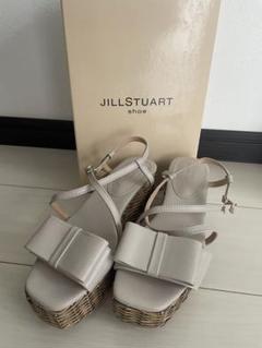 JILLSTUART - ジルスチュアート リボン厚底サンダル美品 23