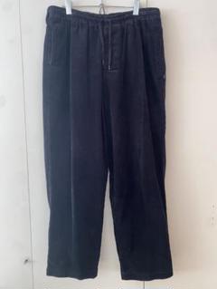 ディセンダントSHORE CORDUROY BEACH TROUSERS 黒 4 DESCENDANT/SHORE CORDUROY BEACH TROUSERS (BLACK)