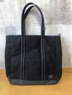 【極美品】PORTER 縦長　トートバッグ　A4可　キャンバス　黒 PORTER トートバッグ 黒 キャンバス - メルカリ