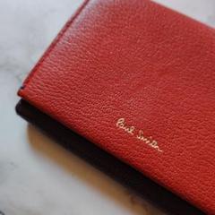 新品 ポールスミス 定期入れ パスケース カラーブロックゴート ブラック/レッド Paul Smith OUTLET｜【公式】カラーブロックゴート パスケース