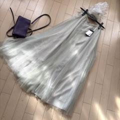 ♡ロングチュールスカート⭐︎新品⭐︎定価１４０００円⭐︎ブランドサイズ３８のサムネイル