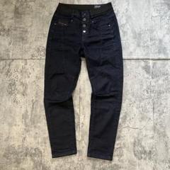 極美品【ディーゼル】（23）デニム スウェットパンツ fayza テーパード