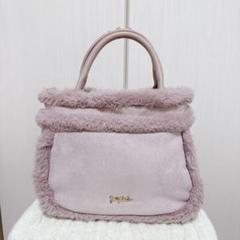 日本製 SAGA フォックス ファーバッグ (巾着型大)(FB2861)