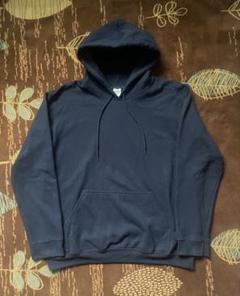 美品【GILDAN】パーカー　ネイビー　XL 無地