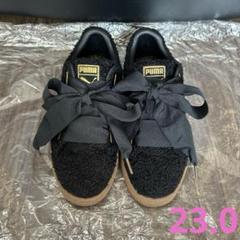 美品24.5 PUMA BASKET HEART TEDDYプーマ HA94 - メルカリ
