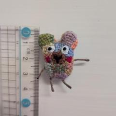 ✳︎ともぞー✳︎ダーニング刺繍　ポーチ レオ・レオニズ フレンズ さがら刺繍ポーチ 【アレクサンダ