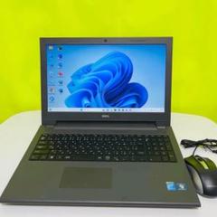 T163 DELLノートパソコンSSDサクサク Windows11オフィス付き