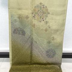 付け下げ 蘇州刺繍 相良刺繍 紋意匠 水柿色 正絹 反物 imgrc0076069056.jpg