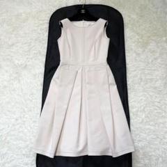 美品✨　RENE ルネ　ノースリーブ　タック　ワンピース　アイボリー　36