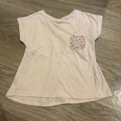 ピンク Tシャツ 花柄 Mサイズ 女の子