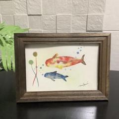水彩画 ジャンボ鯉のぼり F4 水彩画 ジャンボ鯉のぼり F4 絵画