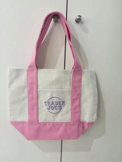 【新品】 トレーダージョーズ ミニキャンバストートバッグ　ピンク