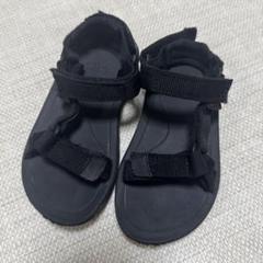 teva テバ　ハリケーン　ブラック　キッズ　サンダル 14cm