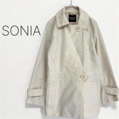ソニアリキエル・スプリングコート・Lサイズ・黒・春秋・SONIA・美品 ソニアリキエル・スプリングコート・Lサイズ・黒・春秋・SONIA・美品
