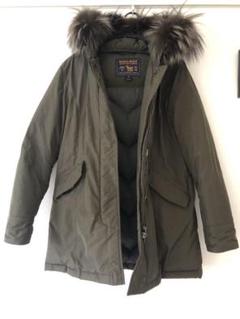 希少L相当✨ウールリッチ ラグジュアリー アークティックパーカー フォックス 黒 ウールリッチ WOOLRICH ARCTIC STRETCH DOWN PARKA