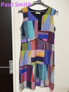 美品 Paul Smith ポールスミス ノースリーブ ワンピース