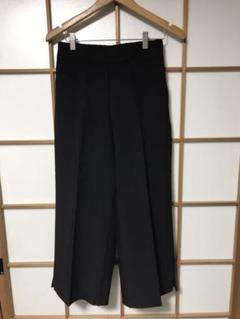 新品未使用!ガウチョパンツ ワイドパンツ 黒 ズボン