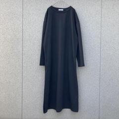 2365【Fashion】カットソーロングワンピース 長袖 両サイドスリット