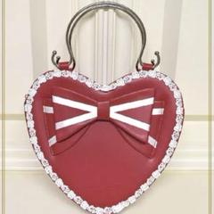 BABY リボンハートBag バッグ 赤 エンジ ベイビー ロリィタ Ribbon Heart Bag (2021) by Baby, the Stars Shine Bright
