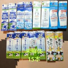 牛乳パック 未解体　15本分