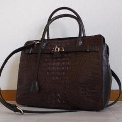 【極美品】RODANIA カイマン 2wayバッグ ブラウン カデナ