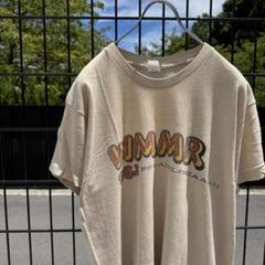 70s ビンテージ WMMR ベージュ プリント Tシャツ フィラデルフィア