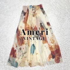 美品 ameri UNDRESSED AMELIA INK ART SKIRT