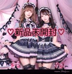 舞々悪魔×Malymoon スイートデビルギンガムハートメイドドレス 舞々悪魔×Malymoon スイートデビルギンガムハートメイドドレス