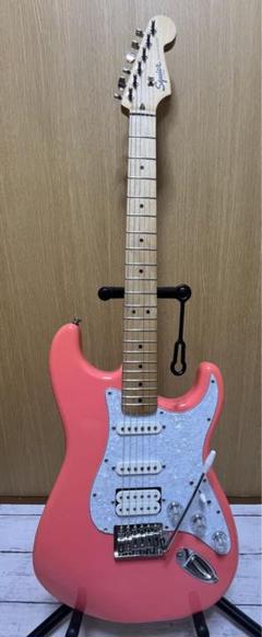 美品 ｜Squier ストラトキャスター ピンク ｜メンテ済 メンテ済美品FenderSquierストラトキャスターフェンダー