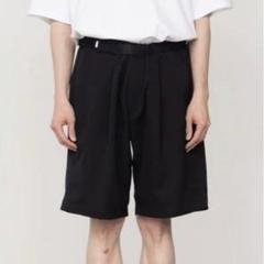 【美品】Graphpaper ネイビー ショートパンツ フリーサイズ Graphpaper(グラフペーパー) / ショートパンツ/FREE/コットン