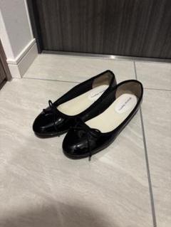 ☆美品☆トリバーチ パンプス バレーシューズ ブラック レディース 7 1/2M TORY BURCH トリーバーチ フラットパンプス MINNIE TRAVEL