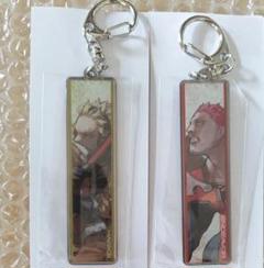 ヒロアカ原画展 メタルキーホルダー ホークス／エンデヴァー