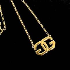 美品✨ GIVENCHY ジバンシー ヴィンテージ ネックレス GG ゴールド