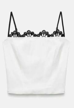 ZARA レーストップス キャミソール ザラ