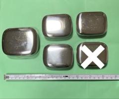 ステンレス綿球入れ　ミニ容器　滅菌器　ガーゼ入れ　小物入れ　4個セット