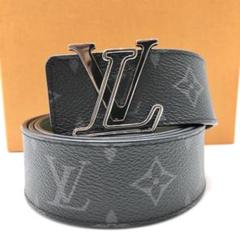 現行　美品　ルイヴィトン モノグラム サンチュール エクリプス LV 黒　カーキ 現行 美品 ルイヴィトン モノグラム サンチュール エクリプス LV