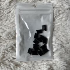 新品未使用品 タイプ C ブラック 保護カバー シリコンカバー 14個