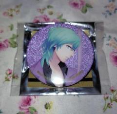 うたプリ　藍　缶バッジ　CR　リボン　Colorリボン
