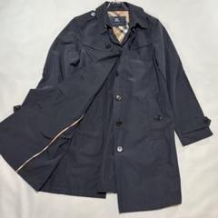 美品 バーバリーロンドン[XL 撥水加工 メガチェック]ロングコート ナイロン 美品 バーバリーロンドン[XL 撥水加工 メガチェック]ロング