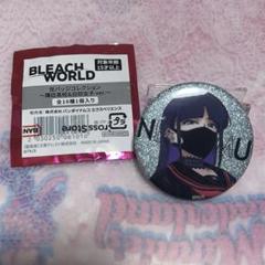 BLEACH WORLD クリアミニ色紙 缶バッジ コレクション 涅ネム 3点