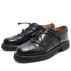 美品 エンダースキーマ 5 Code Tip Smooth レザー シューズ 黒 Hender Scheme (エンダースキーマ) code tip smooth