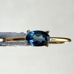 凛*様 天然ロンドンブルートパーズ❣️オーバルカットリング15ct 2025年最新】オーバル リング ロンドンブルートパーズの人気